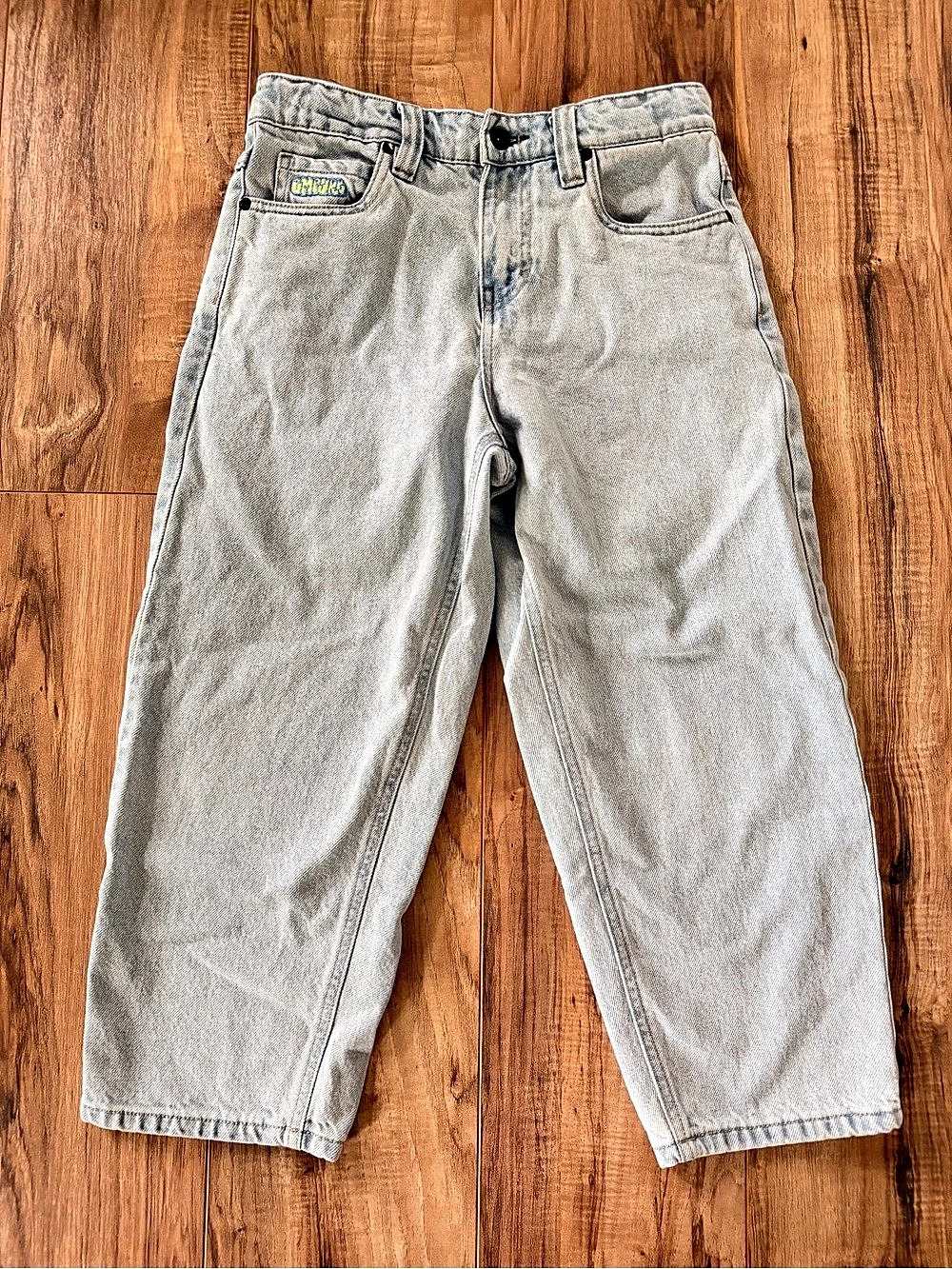 Empyre Youth Baggy Light Wash 100% Cotton Jeans Waist 24 or size 8